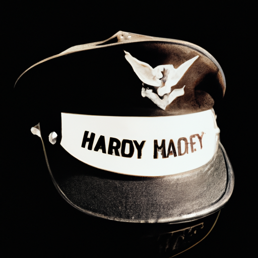 תמונה מוקדמת של כובע הארלי משנות הארבעים, המציג את העיצוב והסמל הקלאסי